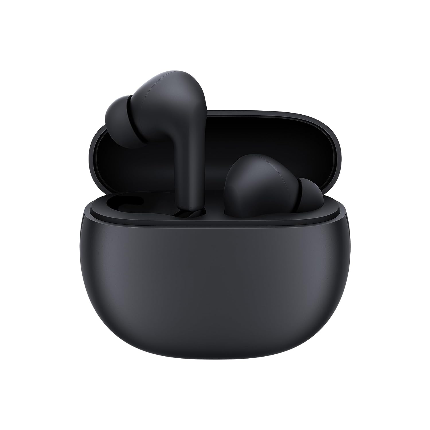 Redmi Buds 4 Active - Bass Black, 12mm Drivers(Premium Sound Quality), Up to 30 Hours Battery Life, Google Fast Pair, IPX4, Bluetooth 5.3, ENC, Up to 60ms Low Latency Mode, App Support-1