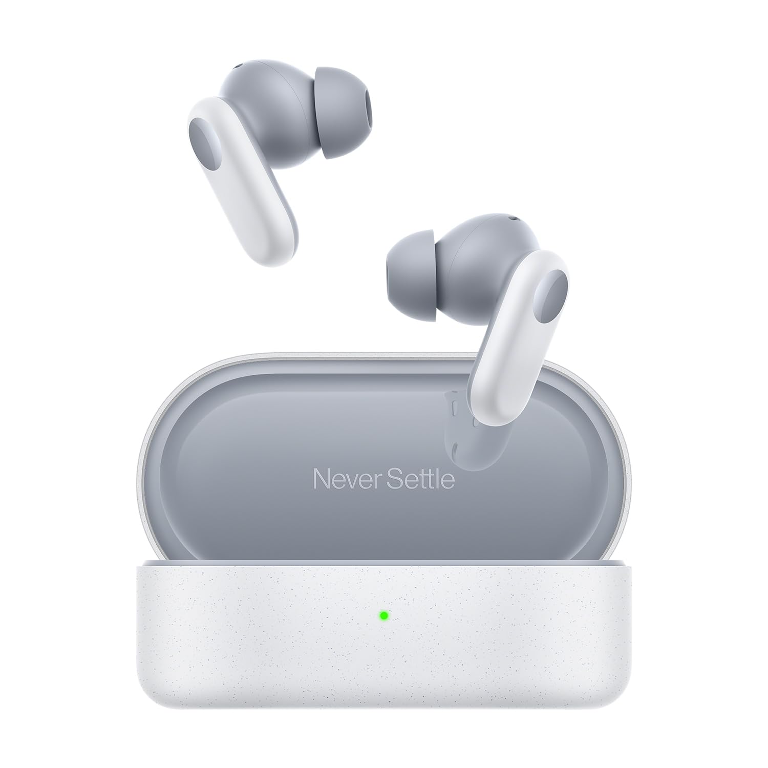 OnePlus Nord Buds 2r True Wireless in Ear Earbuds with Mic, 12.4mm Drivers, Playback:Upto 38hr case,4-Mic Design, IP55 Rating [ Misty Grey ]-1