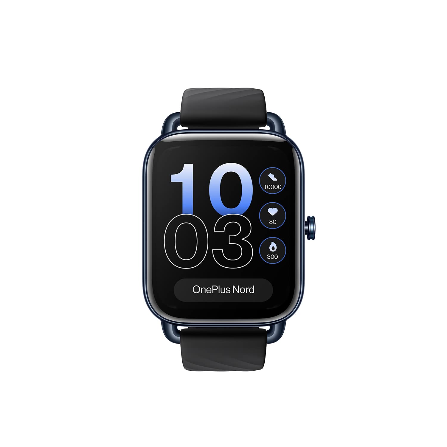 OnePlus Nord Watch with 1.78 AMOLED Display, 60 Hz Refresh Rate, 105 Fitness Modes, 10 Days Battery, SPO2, Heart Rate, Stress Monitor, Women Health Tracker & Multiple Watch Face [Midnight Black]-1