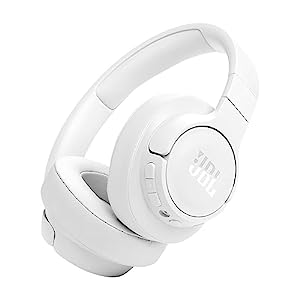 JBL Tune 770NC Wireless Over Ear ANC Headphones with Mic, Upto 70 Hrs Playtime, Speedcharge, Google Fast Pair, Dual Pairing, BT 5.3 LE Audio, Customize on Headphones App (White)-1